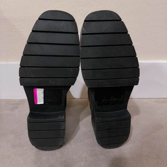 Sam Edelman Lulia Lug Sole Chunky Suede Boots Camel Brown Whiskey Gorpcore 10 - Picture 10 of 12